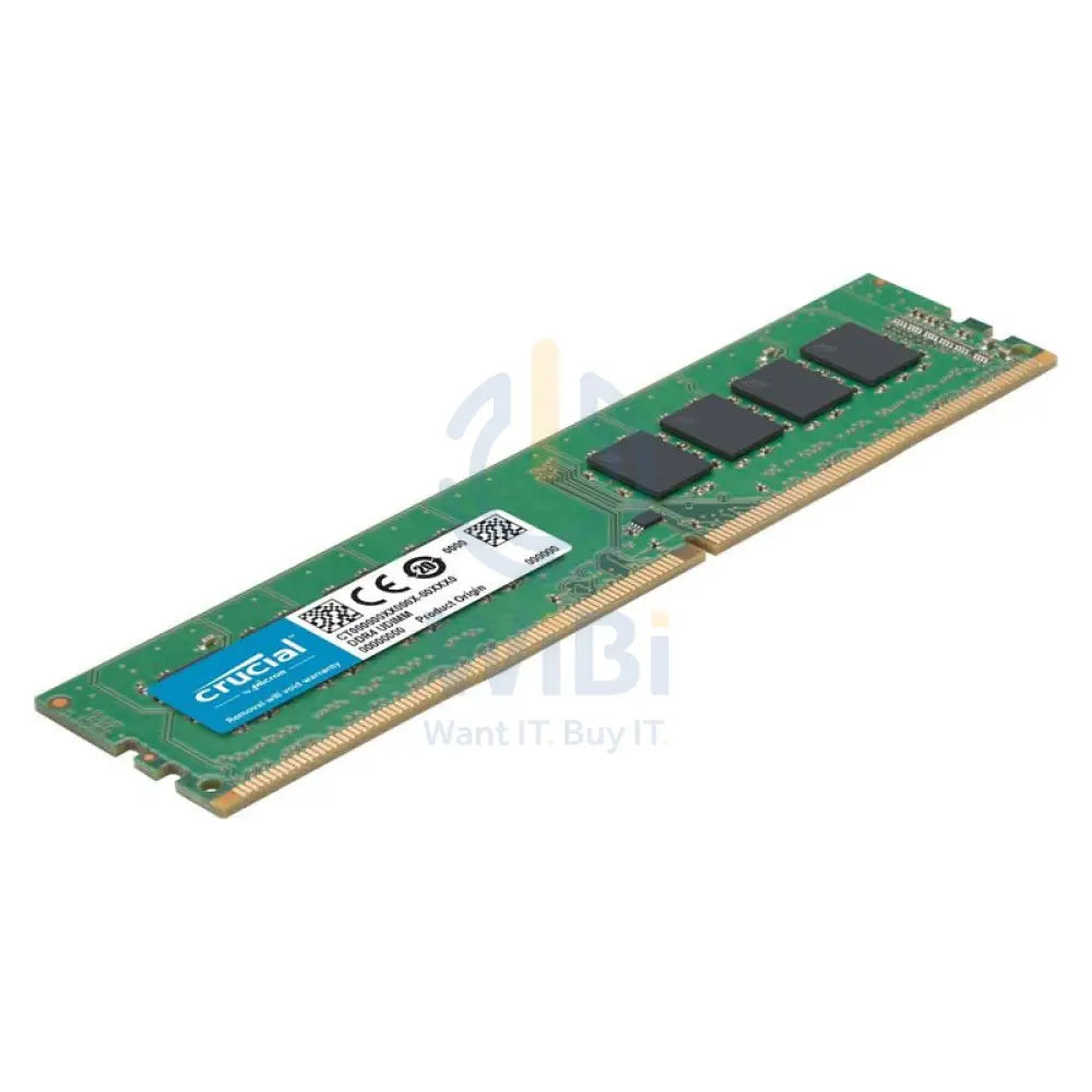 Crucial Desktop Memory - 16GB / DDR4 / 288-pin / 3200MHz / Desktop Memory Module
