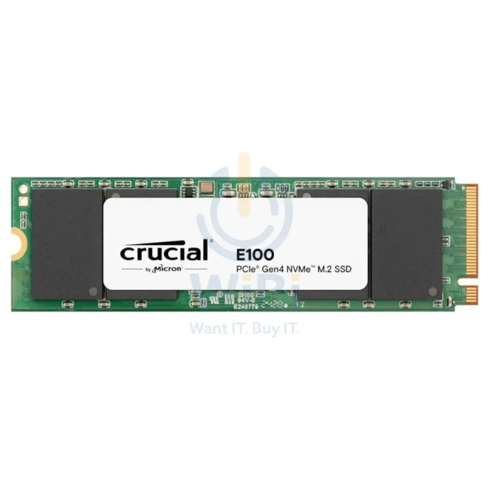 Crucial E100 - 1TB / M.2 2280 / 5000 MB/s / PCIe 4.0 - SSD (Solid State Drive) Storage > Solid State Drive