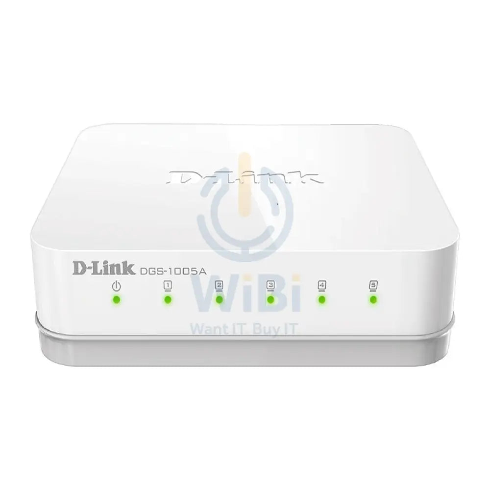 D-Link DGS-1005A Desktop Switch - 5-Ports / 10 Gbps / Unmanaged / Desktop