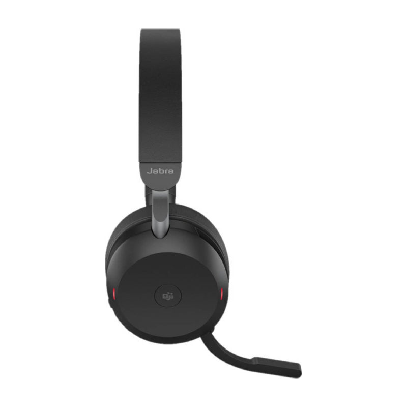 Jabra Evolve2 75 MS Stereo USB-A Headphone with Charging Stand - Wireless / Black