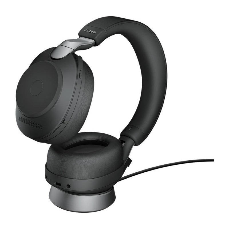 Jabra Evolve2 85 Link380a MS Stereo Headphone - Wireless / Black