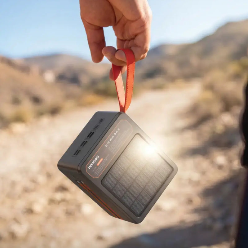 باورولوجي 4 في 1 باور بانك - 10000mAh / لايتنينج / نوع-سي / أسود