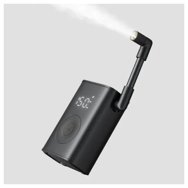 ضاغط الهواء الكهربائي المحمول شاومي 1S - 3–150 رطل / بوصة مربعة / 14.8 واط / USB-C / أسود