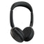 Jabra Evolve2 65 Flex Link MS Stereo Headphone with Wireless Charger - Wireless / Black