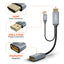 Mowsil HDMI to DisplayPort Adapter - 4K / Silver