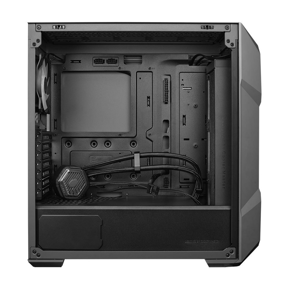 حافظة كمبيوتر كولر ماستر TD500 ماكس + مزود طاقة جولد 850 واط ATX3.0 ماكس + تبريد ML360 أتموس ماكس
