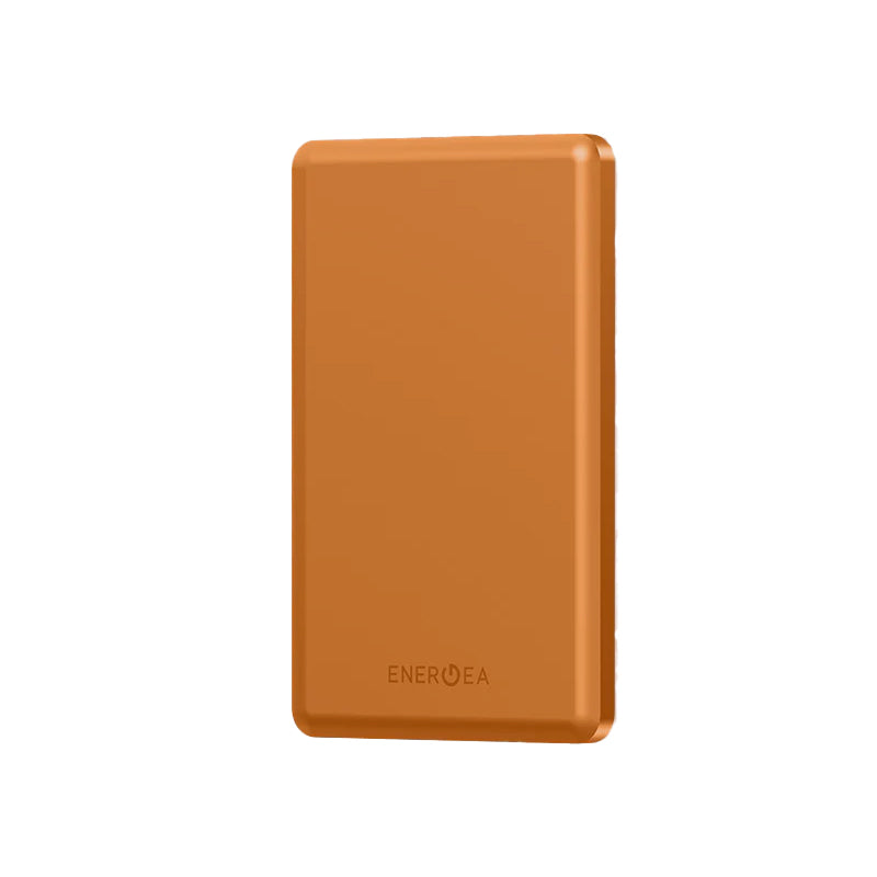 Energea AluPac Mini Aluminum MagSafe Power Bank - 5000mAh / USB-C / Orange