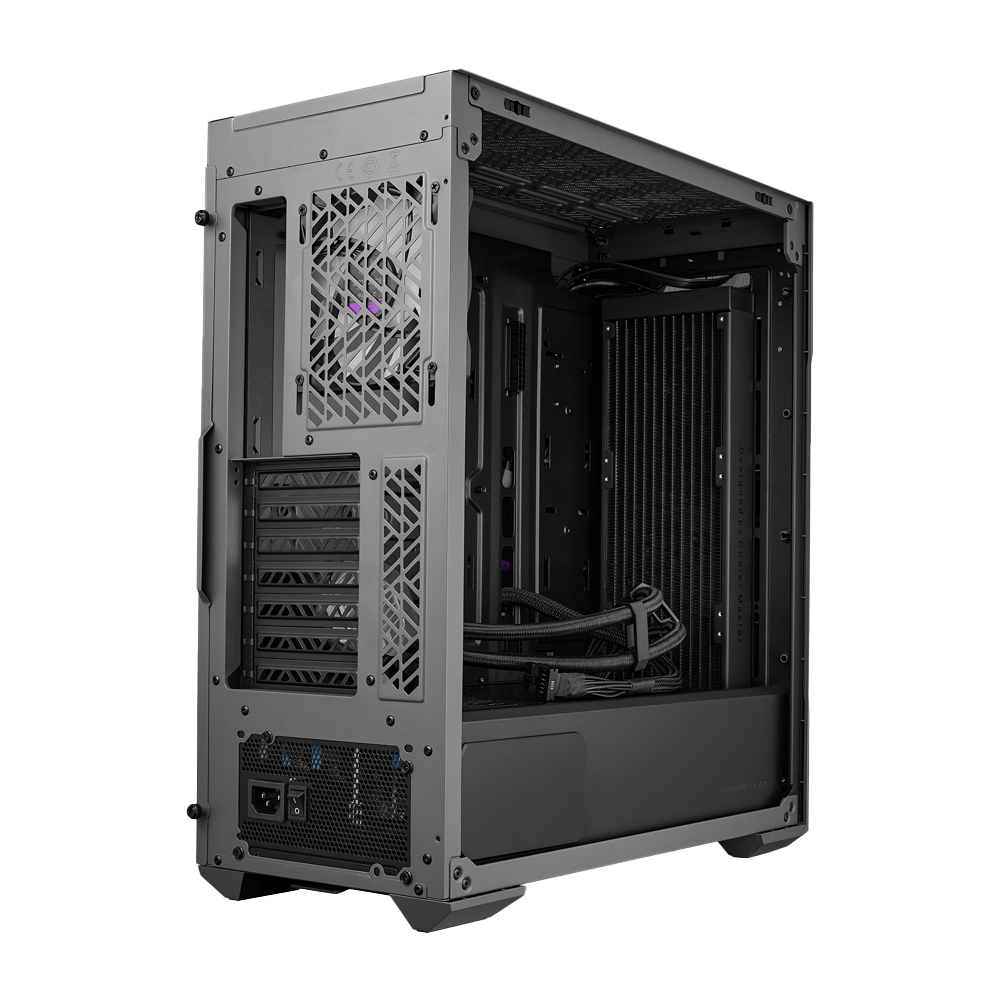 حافظة كمبيوتر كولر ماستر TD500 ماكس + مزود طاقة جولد 850 واط ATX3.0 ماكس + تبريد ML360 أتموس ماكس