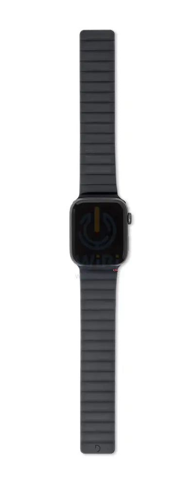 Decoded Apple Watch 49/45/44/42 mm Series 1-8/SE/Ultra Silicone Magnet Traction Strap Lite - Charcoal Accessories >