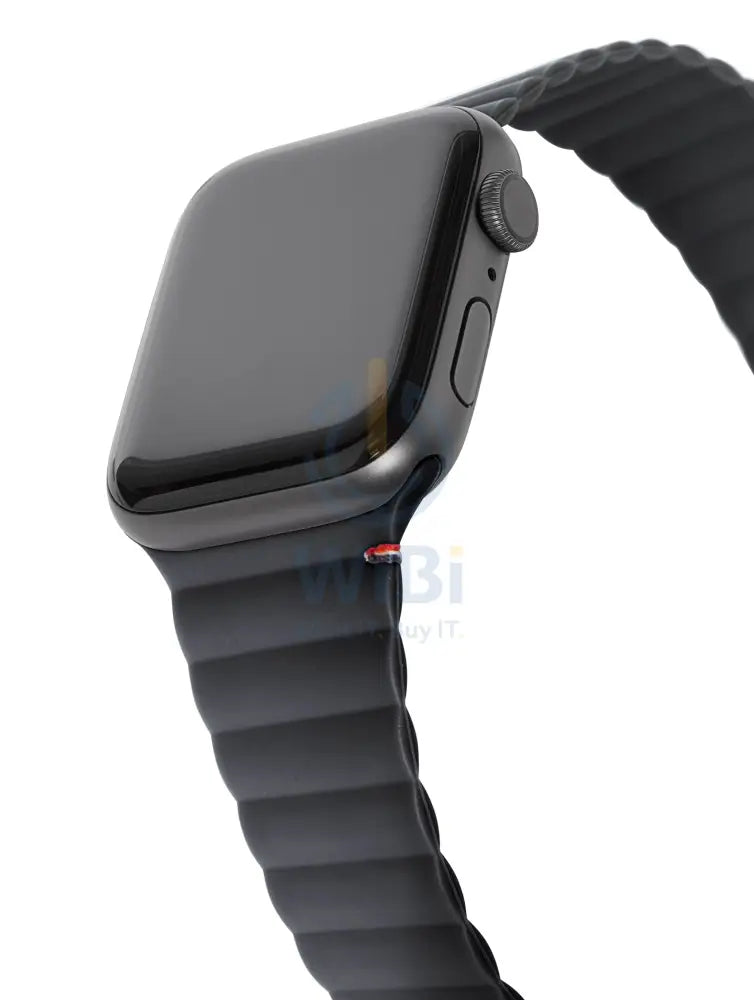 Decoded Apple Watch 49/45/44/42 mm Series 1-8/SE/Ultra Silicone Magnet Traction Strap Lite - Charcoal Accessories >