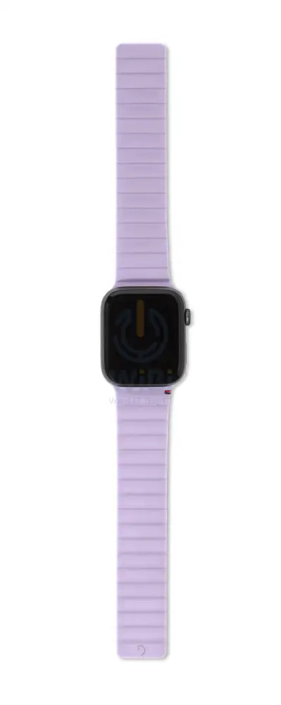 Decoded Apple Watch 49/45/44/42 mm Series 1-8/SE/Ultra Silicone Magnet Traction Strap Lite - Lavender Accessories >