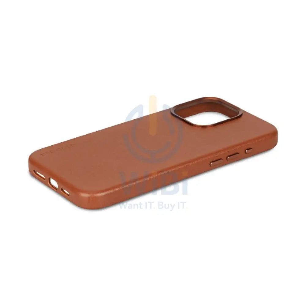 Decoded iPhone 15 Pro Leather Backcover Magsafe Case - Tan Accessories > Mobiles & Tablets > Mobiles > Screen