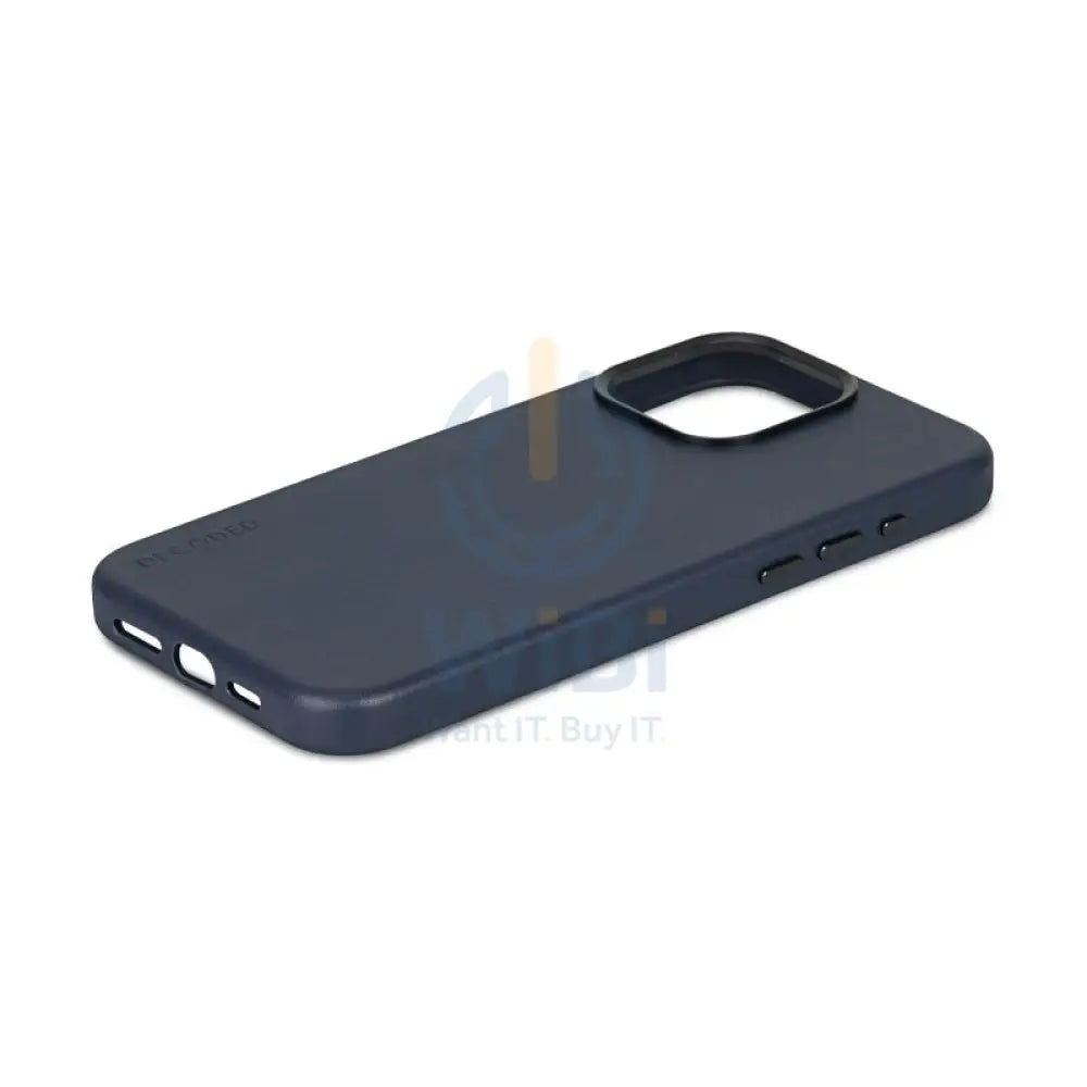 Decoded iPhone 15 Pro Leather Backcover Magsafe Case - True Navy Accessories > Mobiles & Tablets > Mobiles > Screen