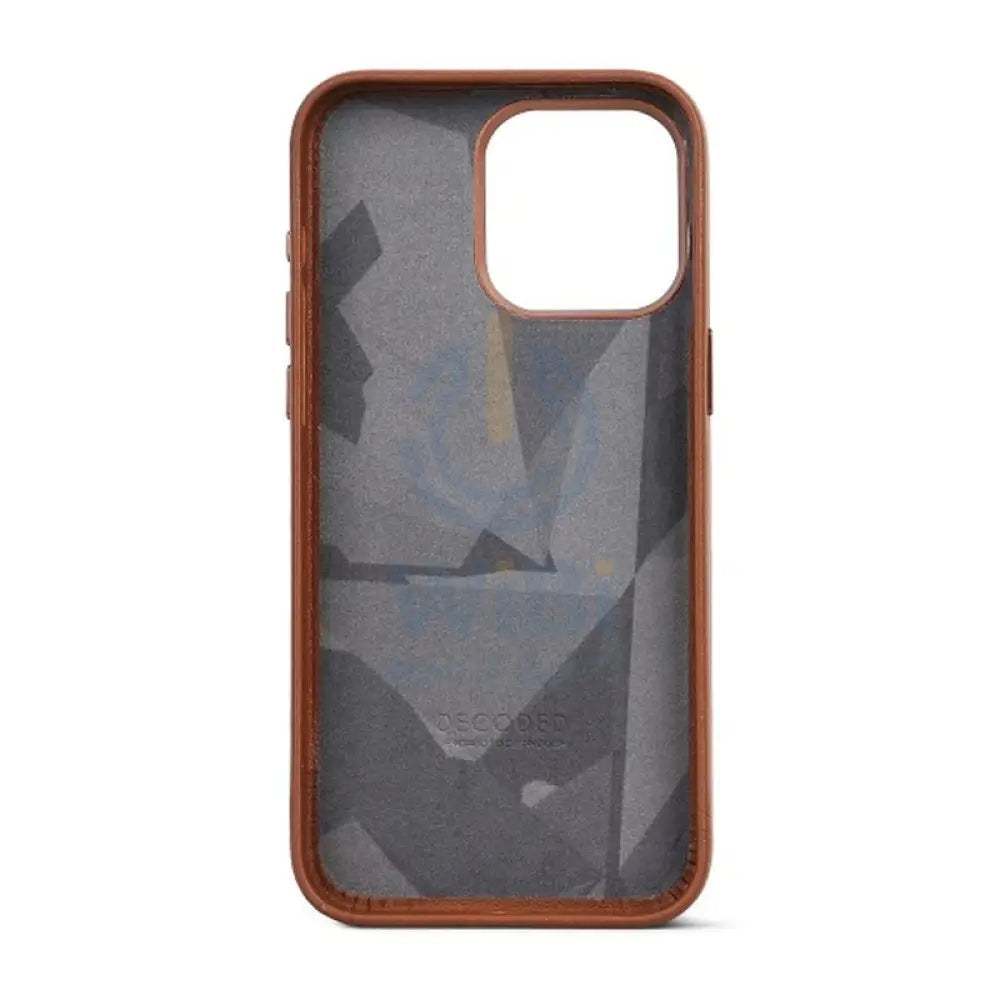 Decoded iPhone 15 Pro Max Leather Backcover Magsafe Case - Tan Accessories > Mobiles & Tablets > Mobiles > Screen
