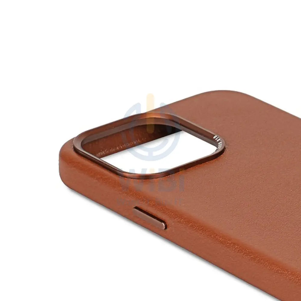 Decoded iPhone 15 Pro Max Leather Backcover Magsafe Case - Tan Accessories > Mobiles & Tablets > Mobiles > Screen