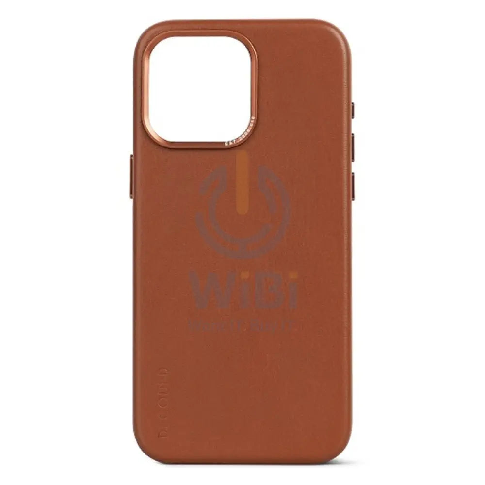 Decoded iPhone 15 Pro Max Leather Backcover Magsafe Case - Tan Accessories > Mobiles & Tablets > Mobiles > Screen