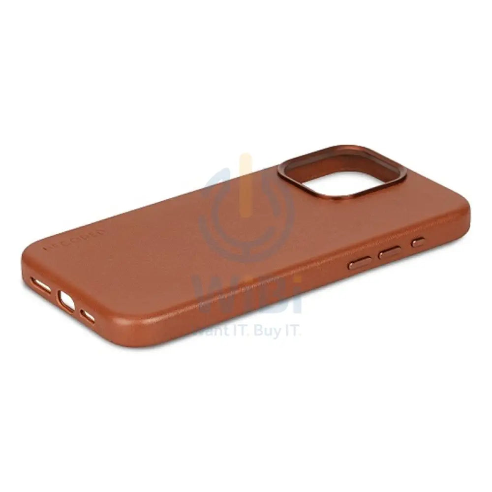 Decoded iPhone 15 Pro Max Leather Backcover Magsafe Case - Tan Accessories > Mobiles & Tablets > Mobiles > Screen