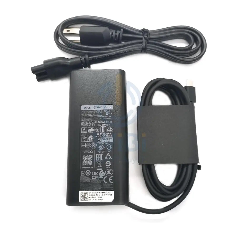 Dell 02WDR5 Laptop Charger AC Adapter with Power Cord Cable 65W / USB C / Black / 3 Month Warranty Accessories > Power