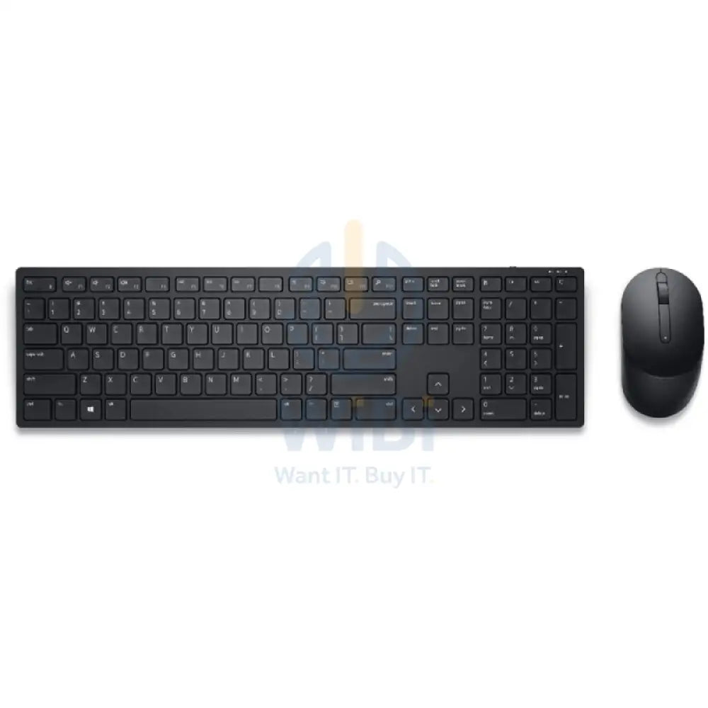 Dell KM5221W Pro Wireless Keyboard and Mouse - 2.40GHz / Wireless / Black / Arabic/English Keys - Keyboard & Mouse