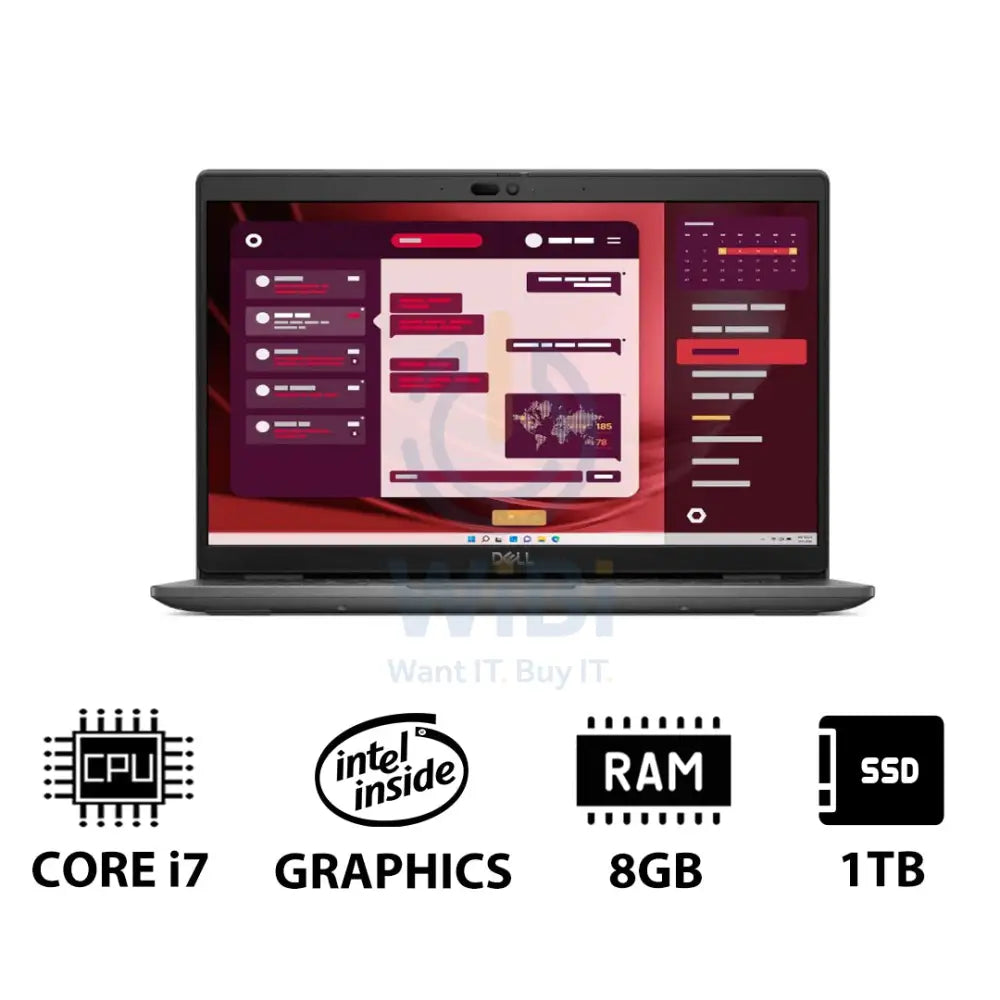 Dell Latitude 3450 - 14.0’’ FHD / i7 / 8GB / 1TB (NVMe M.2 SSD) / DOS (Without OS) / 1YW - Laptop Laptops