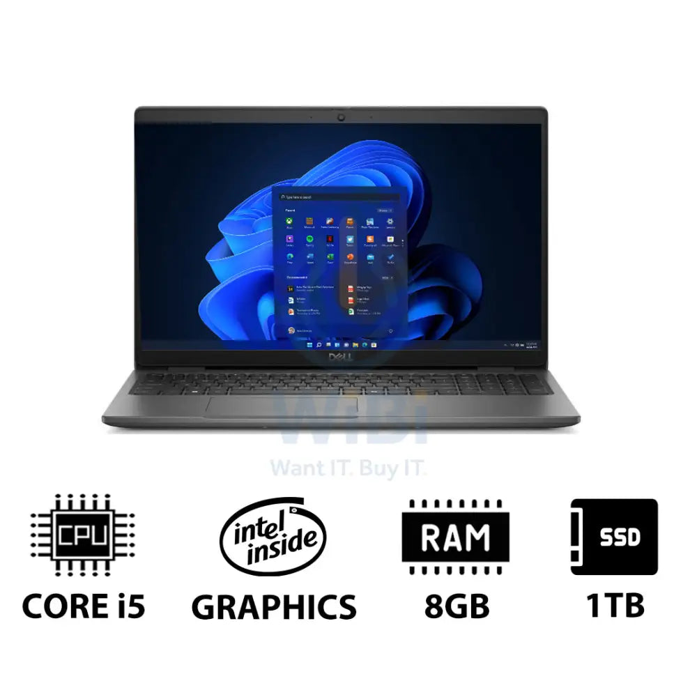Dell Latitude 3550 - 15.6’’ FHD / i5 / 8GB / 1TB (NVMe M.2 SSD) / Win 11 Pro / 1YW - Laptop Laptops