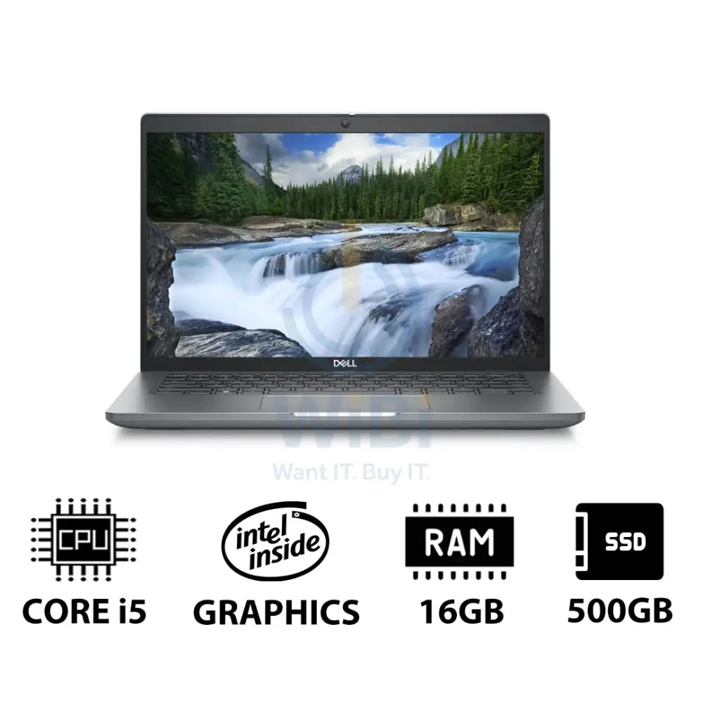 Dell Latitude 5440 - 14.0’’ FHD / i5 / 16GB / 500GB (NVMe M.2 SSD) / DOS (Without OS) / 1YW - Laptop Laptops