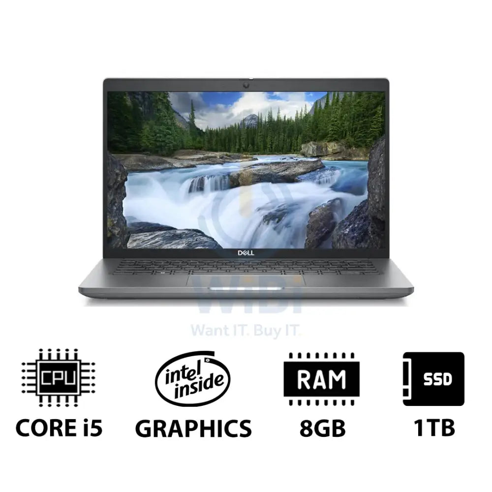 Dell Latitude 5440 - 14.0’’ FHD / i5 / 8GB / 1TB (NVMe M.2 SSD) / DOS (Without OS) / 1YW - Laptop Laptops