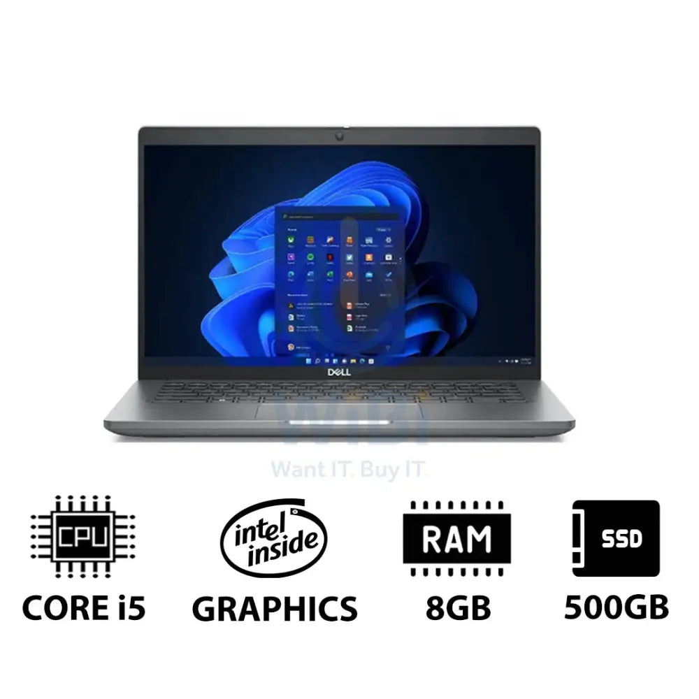Dell Latitude 5440 - 14.0’’ FHD / i5 / 8GB / 500GB (NVMe M.2 SSD) / Win 11 Pro / 1YW - Laptop Laptops