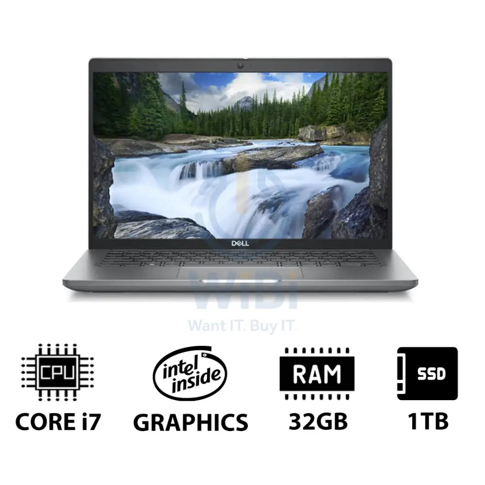 Dell Latitude 5440 - 14.0’’ FHD / i7 / 32GB / 1TB (NVMe M.2 SSD) / DOS (Without OS) / 1YW - Laptop Laptops
