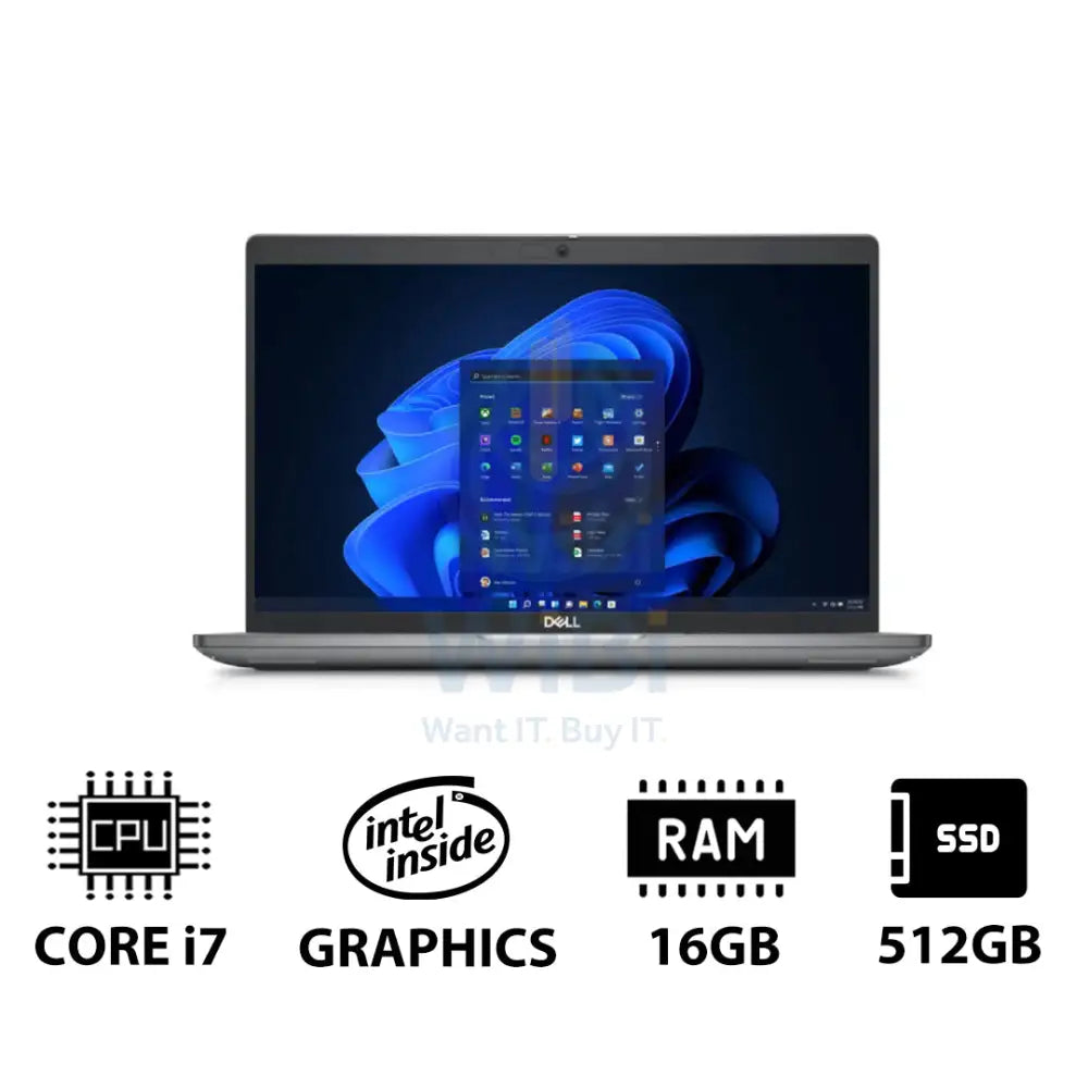 Dell Latitude 5450 - 14.0’’ FHD / i7 / 16GB / 512GB (NVMe M.2 SSD) / WWAN / Win 11 Pro / 1YW - Laptop Laptops