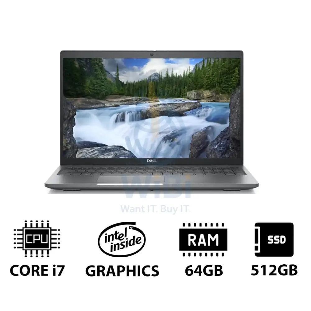 Dell Latitude 5540 - 15.6’’ FHD / i7 / 64GB / 512GB (NVMe M.2 SSD) / DOS (Without OS) / 1YW - Laptop Laptops