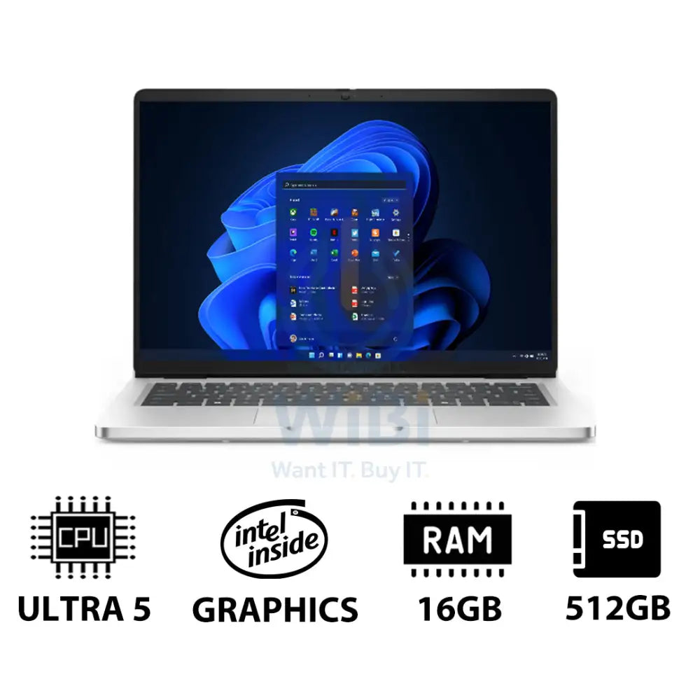 Dell Pro 14 - 14’’ FHD+ Non-Touch / Ultra 7 235U vPro / 16GB / 512GB (NVMe M.2 SSD) / Win 11 Pro / 1YW - Laptop Laptops