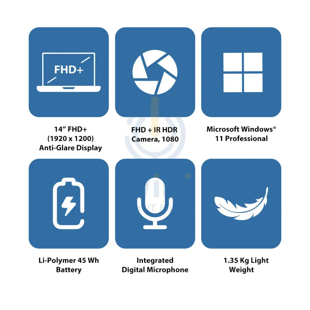 Dell Pro 14 - 14’’ FHD+ Non-Touch / Ultra 7 235U vPro / 64GB / 512GB (NVMe M.2 SSD) / Win 11 Pro / 1YW - Laptop Laptops
