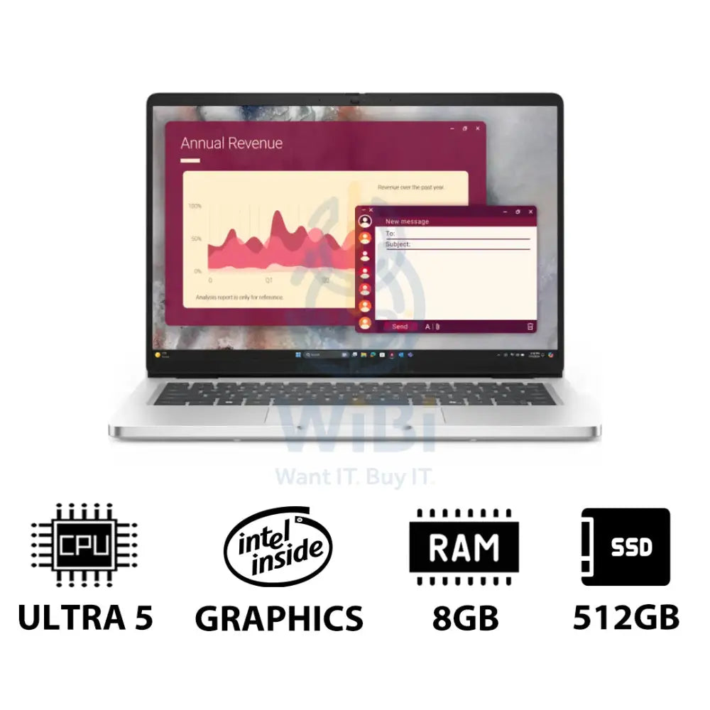 Dell Pro 14 PC14250 - 14’’ FHD+ Non-Touch / Ultra 5 235U vPro / 8GB / 512GB (NVMe M.2 SSD) / DOS (Without OS) / 1YW