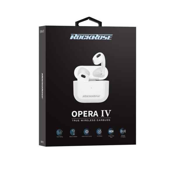 RockRose True Wireless Earbuds RRWE12 - White Accessories > Audio > Headphones