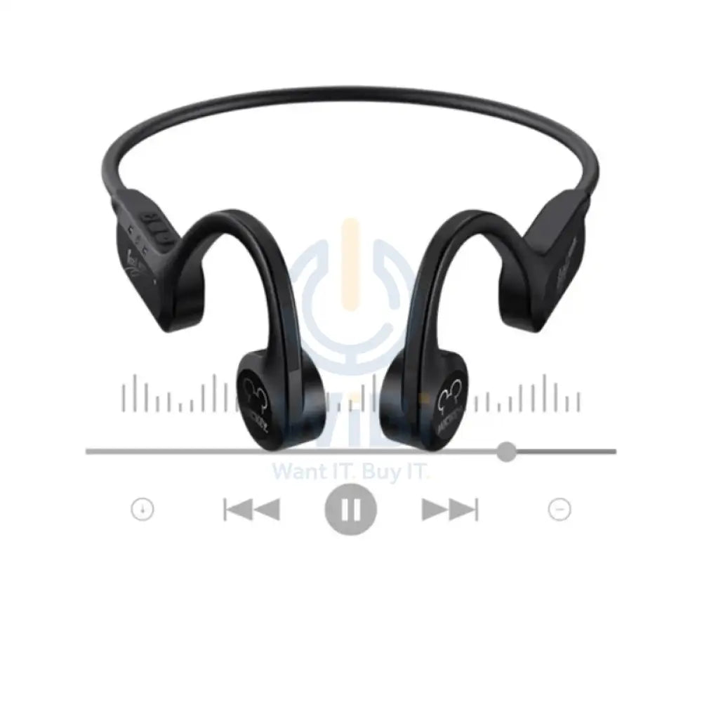 Disney QS-10 Bluetooth Wireless headphones - Mickey Black Accessories > Audio > Headphones