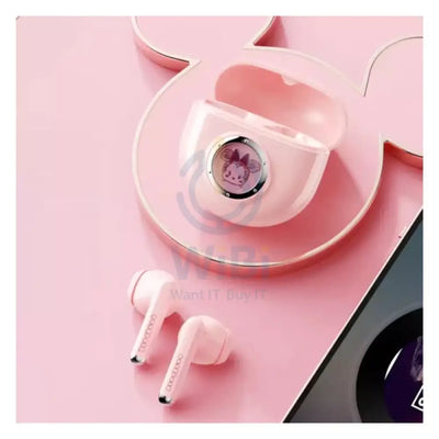 Disney QS-11 Bluetooth Wireless headphones - Minnie Pink Accessories > Audio > Headphones