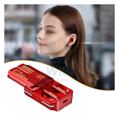 Disney QS-19 Bluetooth Wireless headphones - Ironman Red Accessories > Audio > Headphones