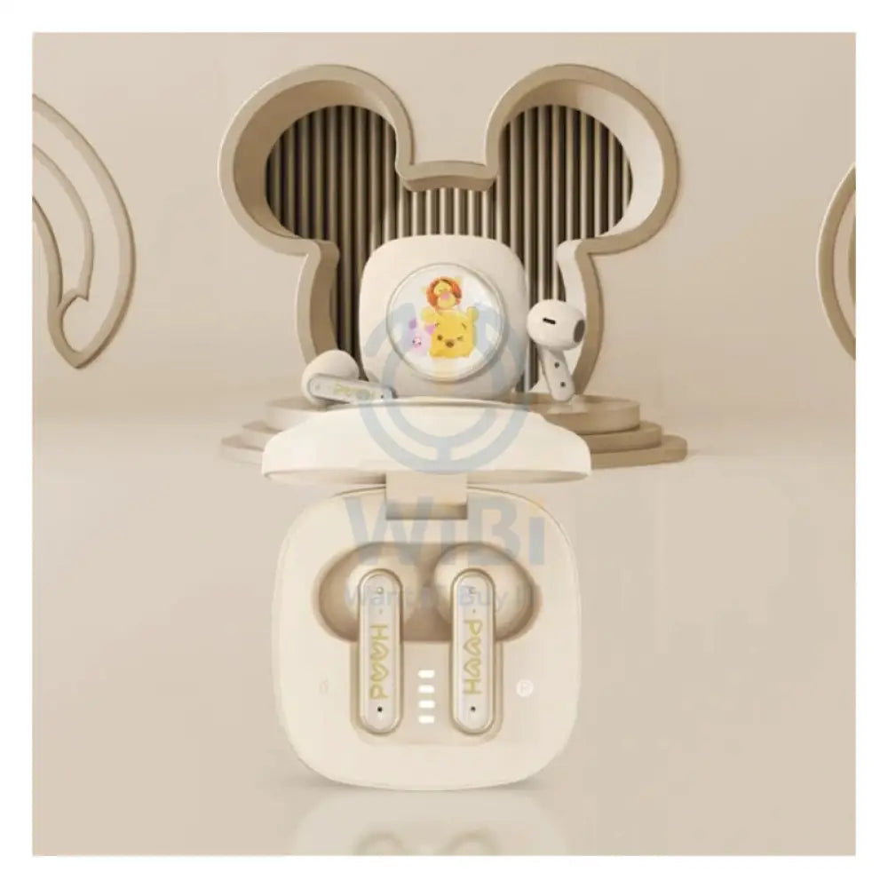 Disney QS-23 Bluetooth Wireless headphones - Winne Beige Accessories > Audio > Headphones