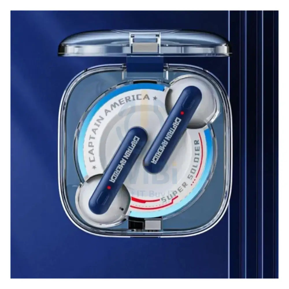 Disney QS-28 Bluetooth Wireless headphones - Captain American Blue Accessories > Audio > Headphones