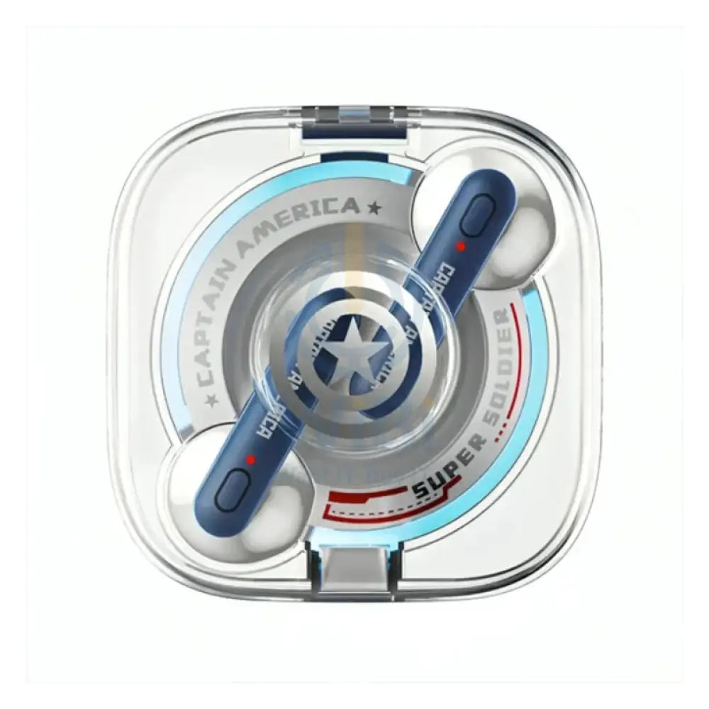 Disney QS-28 Bluetooth Wireless headphones - Captain American Blue Accessories > Audio > Headphones