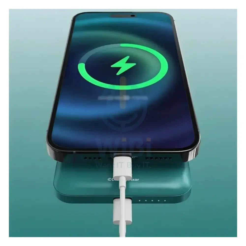 Disney QS-C02 100th anniversary Wireless Magnetic Power Bank - Mickey Green Accessories > Power Bank
