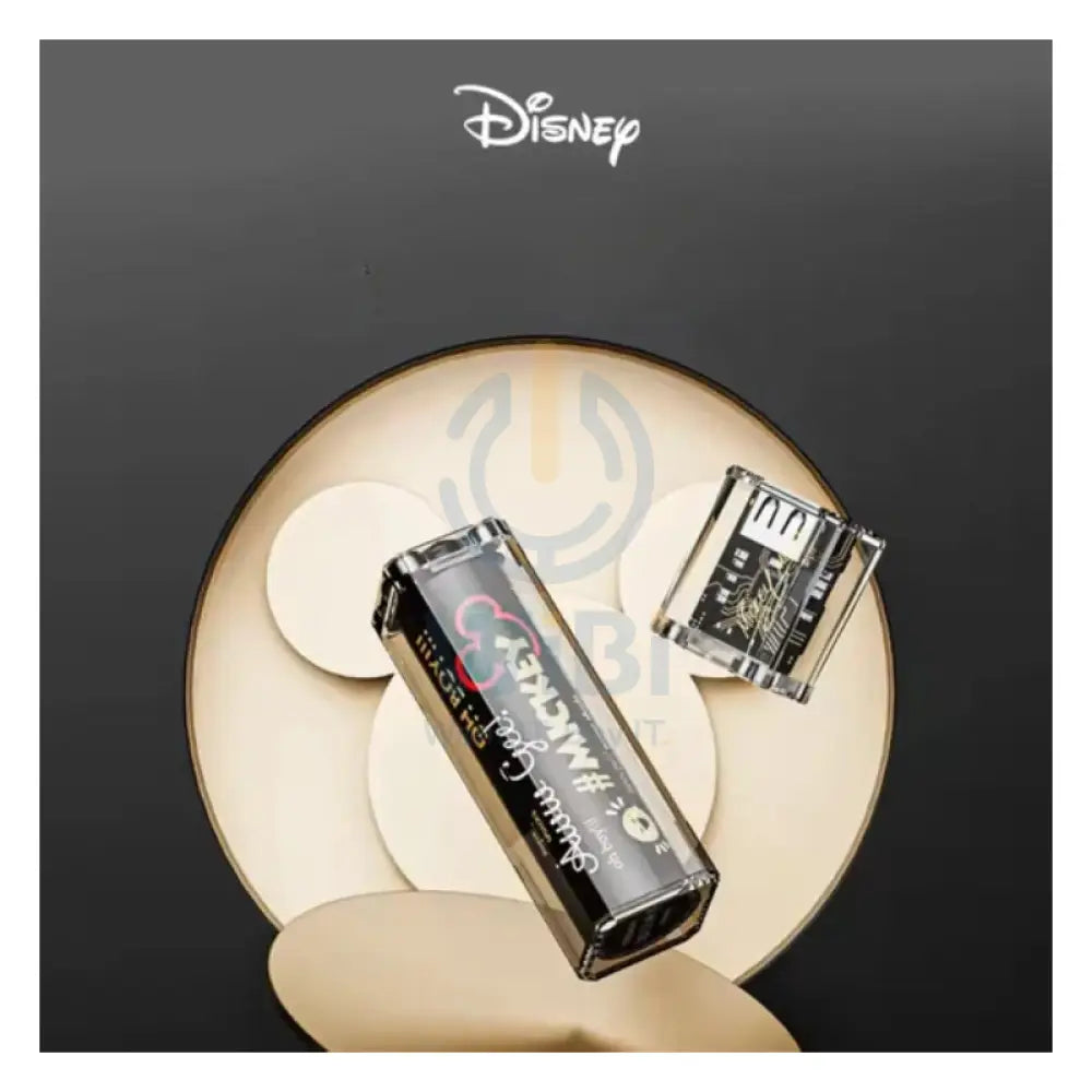 Disney QS-D01 Set Transparent Magnetic Power Bank - Mickey Black Accessories > Power Bank