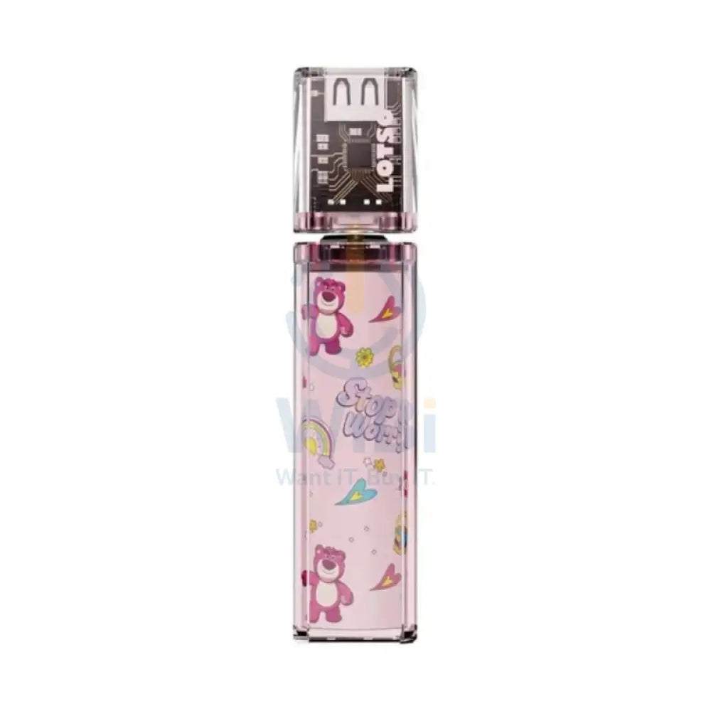 Disney QS-D01 Single Transparent Magnetic Power Bank - Little Lotso Pink Accessories > Power Bank
