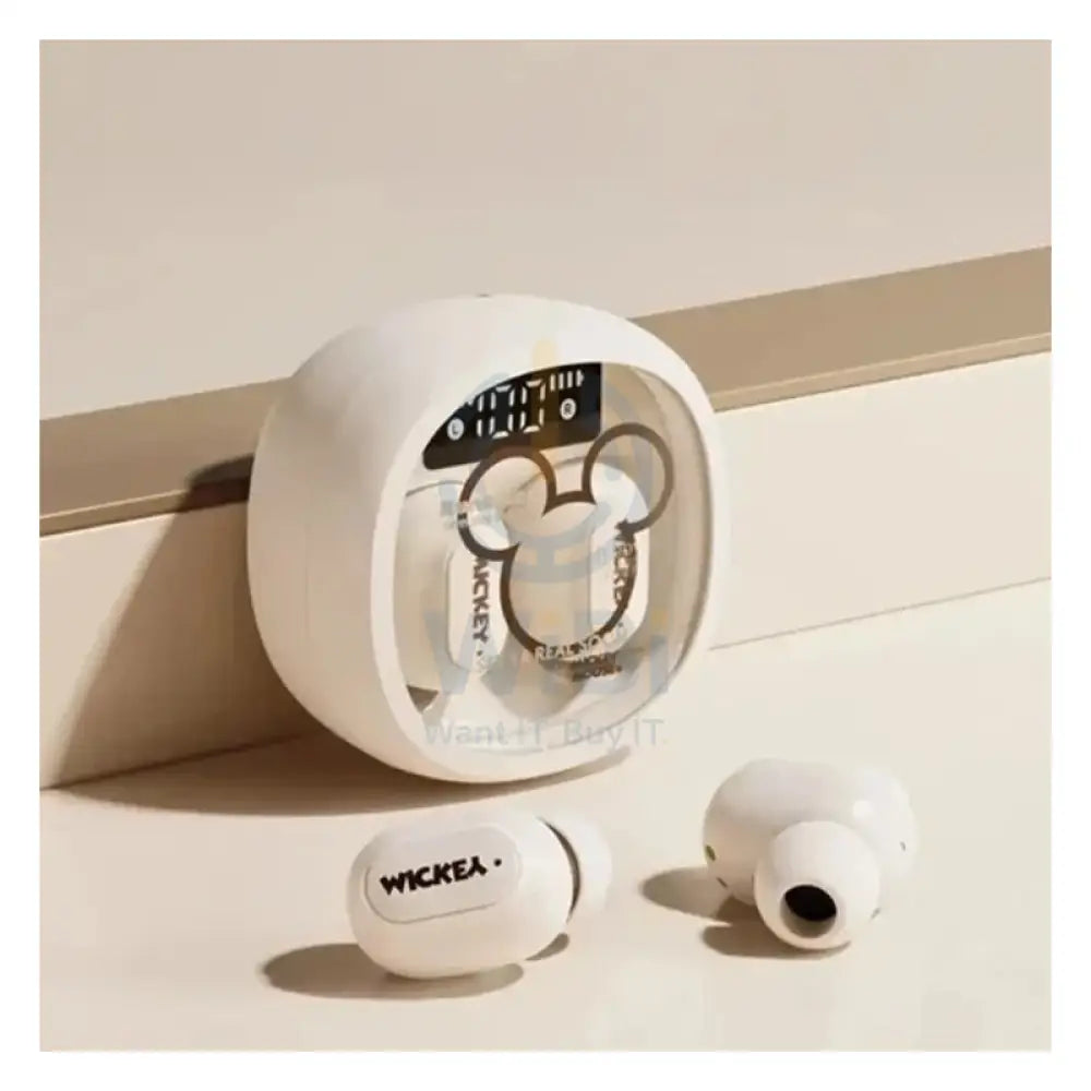 Disney QS-HWT02 Bluetooth Wireless headphones - Mickey White Accessories > Audio > Headphones