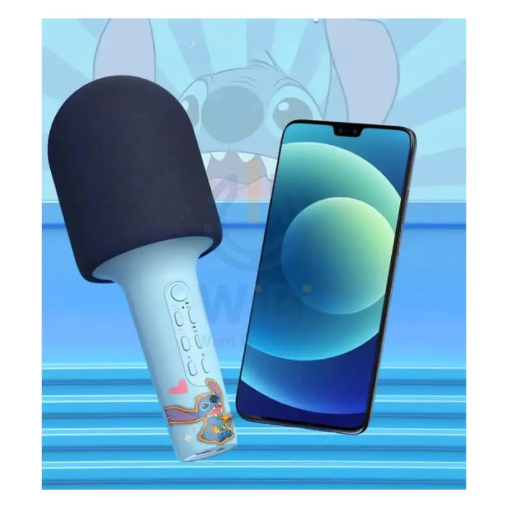 Disney QS-M1 Portable Bluetooth microphone speaker - Stitch Blue Accessories > Audio > Microphone