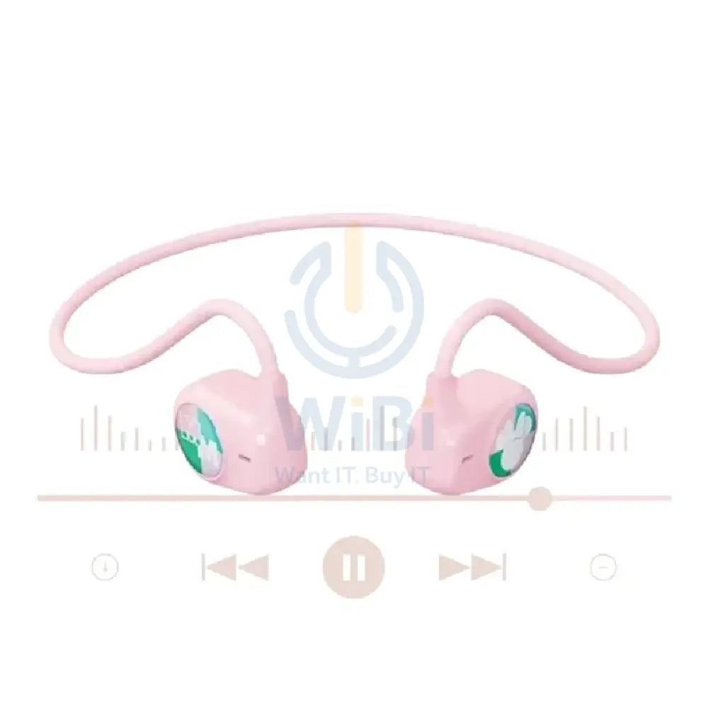 Disney QS-Q2 Bluetooth Wireless Sport headphones - Pink Accessories > Audio > Headphones