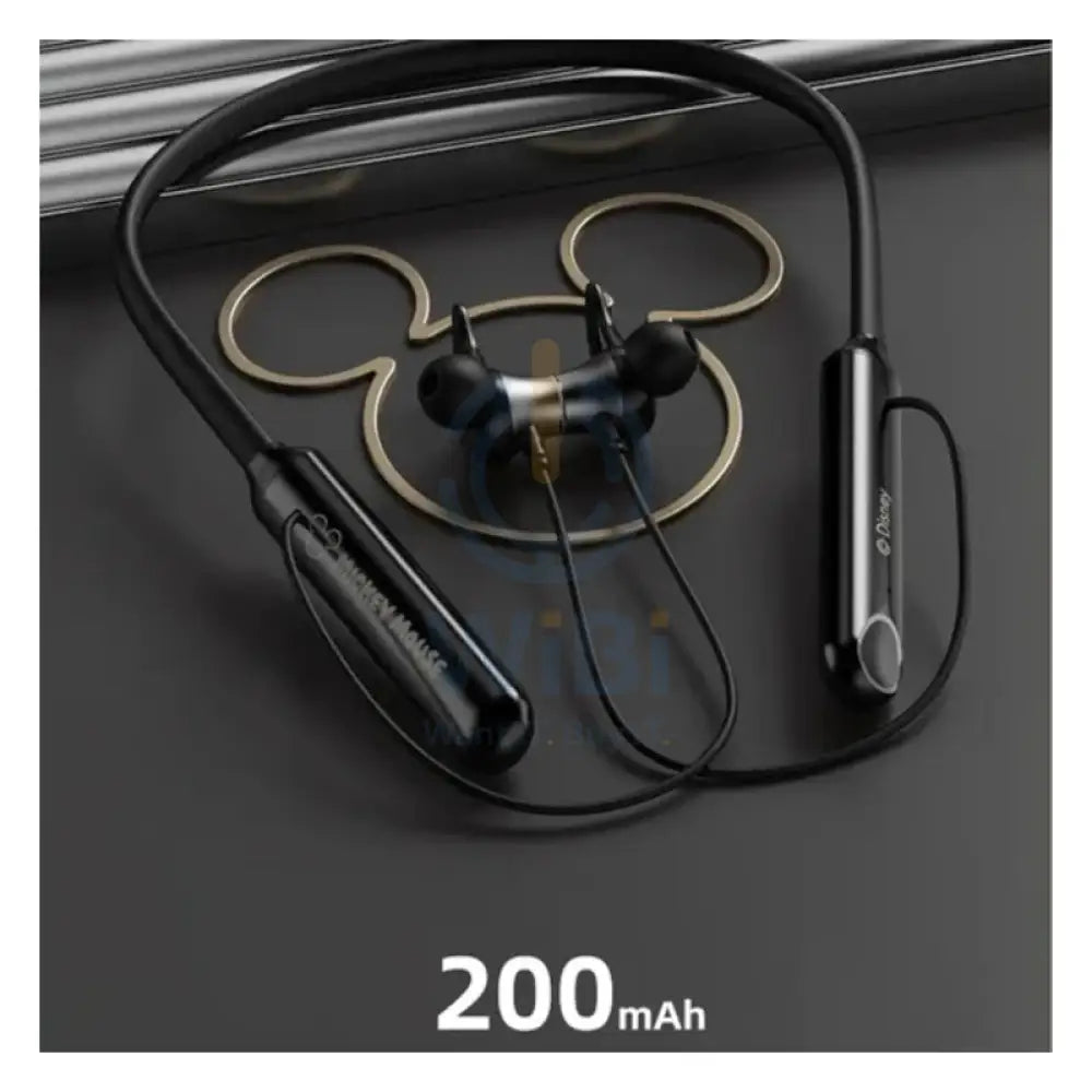 Disney QS-Q5 Bluetooth Wireless Sport headphones - Mickey Black Accessories > Audio > Headphones