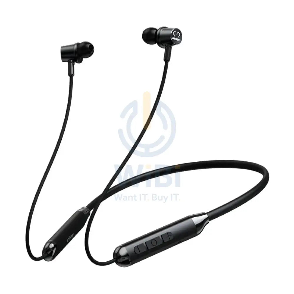 Disney QS-Q6 Bluetooth Wireless Sport headphones - Mickey Black Accessories > Audio > Headphones