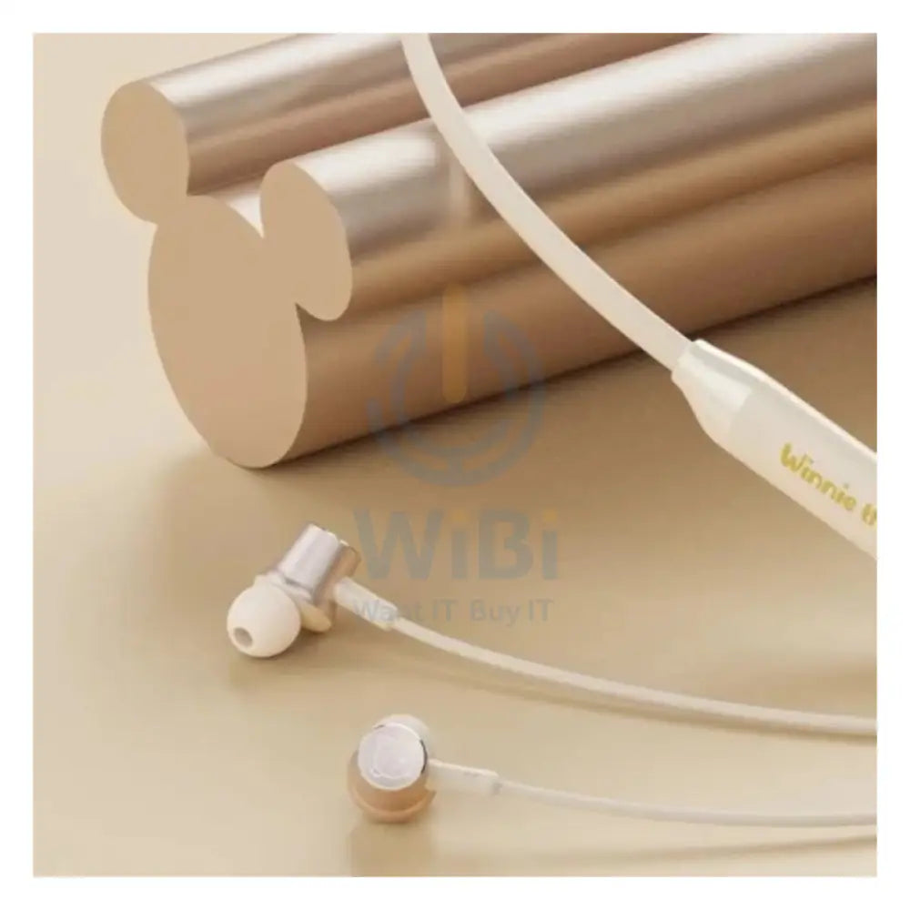 Disney QS-Q6 Bluetooth Wireless Sport headphones - Winne Beige Accessories > Audio > Headphones